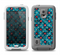 The Worn Dark Blue Checkered Starry Pattern Samsung Galaxy S5 LifeProof Fre Case Skin Set