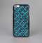 The Worn Dark Blue Checkered Starry Pattern Skin-Sert Case for the Apple iPhone 6