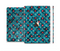 The Worn Dark Blue Checkered Starry Pattern Skin Set for the Apple iPad Air 2