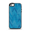The Woven Blue Sharp Chevron Pattern V3 Apple iPhone 5-5s Otterbox Symmetry Case Skin Set
