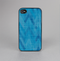 The Woven Blue Sharp Chevron Pattern V3 Skin-Sert Case for the Apple iPhone 4-4s