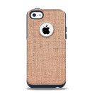 The Woven Burlap Apple iPhone 5c Otterbox Commuter Case Skin Set