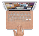 The Woven Burlap Skin Set for the Apple MacBook Pro 13" with Retina Display