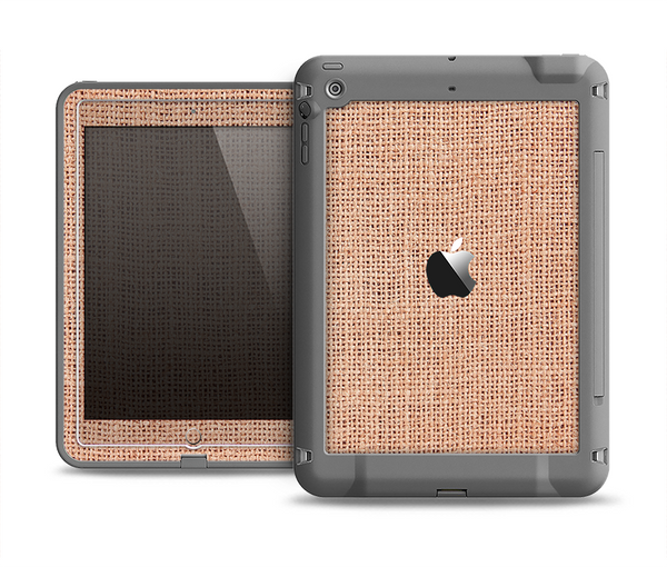 The Woven Burlap Apple iPad Mini LifeProof Fre Case Skin Set