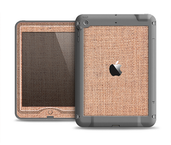 The Woven Burlap Apple iPad Mini LifeProof Nuud Case Skin Set