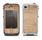 The Woven Fabric Over Aged Wood Apple iPhone 4-4s LifeProof Fre Case Skin Set