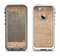 The Woven Fabric Over Aged Wood Apple iPhone 5-5s LifeProof Fre Case Skin Set