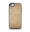 The Woven Fabric Over Aged Wood Apple iPhone 5-5s Otterbox Symmetry Case Skin Set