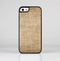 The Woven Fabric Over Aged Wood Skin-Sert Case for the Apple iPhone 5/5s