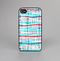 The Woven Trendy Green & Coral Skin-Sert Case for the Apple iPhone 4-4s