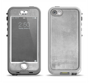 The Wrinkled Silver Surface Apple iPhone 5-5s LifeProof Nuud Case Skin Set