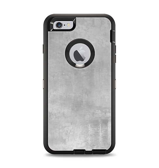 The Wrinkled Silver Surface Apple iPhone 6 Plus Otterbox Defender Case Skin Set