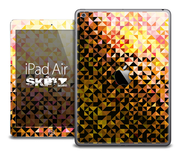 The Yellow Abstract Tiled Skin for the iPad Air