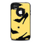 The Yellow & Black High-Heel Pattern V12 Skin for the iPhone 4-4s OtterBox Commuter Case