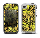 The Yellow Butterfly Bundle Apple iPhone 4-4s LifeProof Fre Case Skin Set
