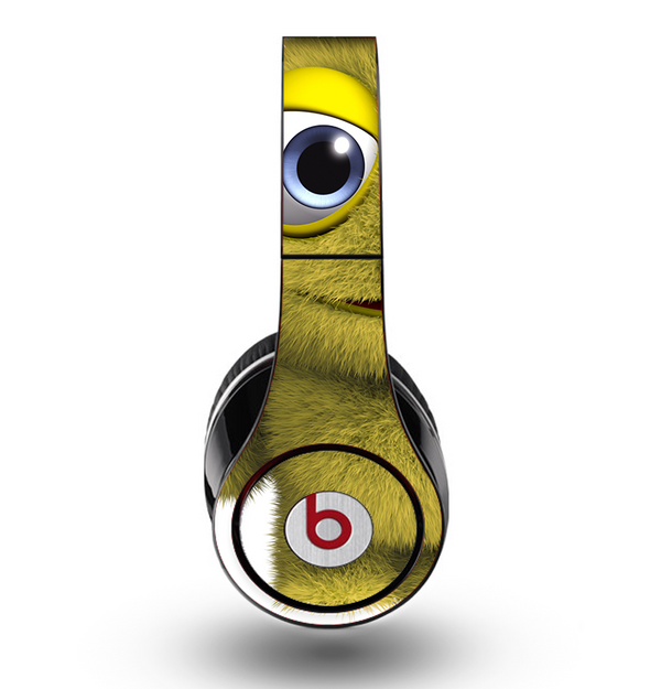 The Yellow Fuzzy Wuzzy Creature Skin for the Original Beats by Dre Studio Headphones