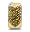 The Yellow Heart Shaped Leopard Apple iPhone 5c Otterbox Symmetry Case Skin Set