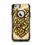 The Yellow Heart Shaped Leopard Apple iPhone 6 Otterbox Commuter Case Skin Set