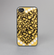 The Yellow Heart Shaped Leopard Skin-Sert Case for the Apple iPhone 4-4s