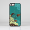 The Yellow Lace and Flower on Teal Skin-Sert Case for the Apple iPhone 5/5s