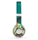 The Yellow Lace and Flower on Teal Skin for the Beats by Dre Solo 2 Headphones