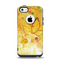 The Yellow Leaf-Imprinted Paint Splatter Apple iPhone 5c Otterbox Commuter Case Skin Set