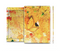 The Yellow Leaf-Imprinted Paint Splatter Skin Set for the Apple iPad Air 2