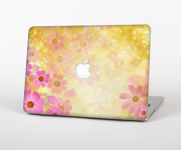 The Yellow & Pink Flowerland Skin Set for the Apple MacBook Air 11"