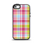 The Yellow & Pink Plaid Apple iPhone 5-5s Otterbox Symmetry Case Skin Set