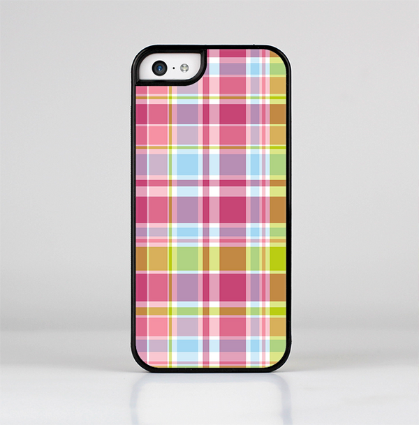 The Yellow & Pink Plaid Skin-Sert Case for the Apple iPhone 5c