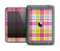 The Yellow & Pink Plaid Apple iPad Mini LifeProof Fre Case Skin Set