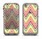 The Yellow & Red Vintage Chevron Pattern Apple iPhone 5c LifeProof Fre Case Skin Set