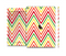 The Yellow & Red Vintage Chevron Pattern Skin Set for the Apple iPad Air 2