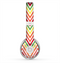 The Yellow & Red Vintage Chevron Pattern Skin for the Beats by Dre Solo 2 Headphones