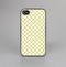 The Yellow & White Seamless Morocan Pattern V2 Skin-Sert Case for the Apple iPhone 4-4s