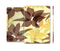 The Yellow and Brown Pastel Flowers Skin Set for the Apple iPad Air 2