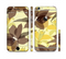 The Yellow and Brown Pastel Flowers Sectioned Skin Series for the Apple iPhone 6