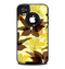 The Yellow and Brown Pastel Flowers Skin for the iPhone 4-4s OtterBox Commuter Case