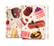The Yummy Dessert Pattern Skin Set for the Apple iPad Air 2