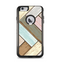 The Zigzag Vintage Wood Planks Apple iPhone 6 Plus Otterbox Commuter Case Skin Set