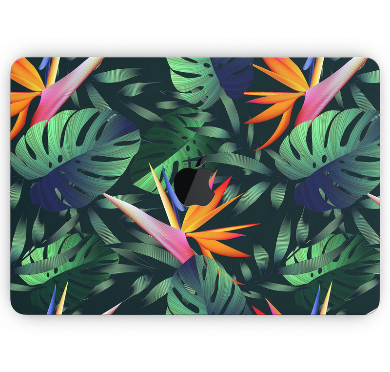 Tropical Summer Jungle v2 - Skin Decal Wrap Kit Compatible with the Apple MacBook Pro, Pro with Touch Bar or Air (11", 12", 13", 15" & 16" - All Versions Available)