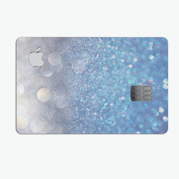 Unfocused Blue Orbs of Light - Premium Protective Decal Skin-Kit for the Apple Credit Card