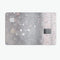 Unfocused Grayscale Glimmering Orbs of Light - Premium Protective Decal Skin-Kit for the Apple Credit Card