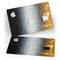 Unfocused Silver Sparkle with Gold Orbs - Premium Protective Decal Skin-Kit for the Apple Credit Card