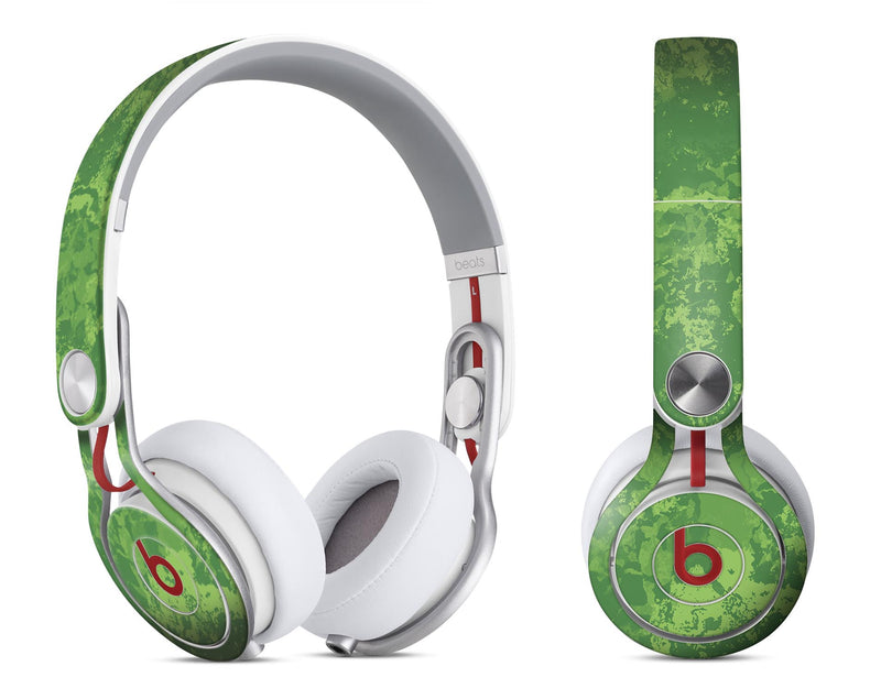 VEIL CAMO - Spectre Green // Full-Body Skin Decal Wrap Cover for Beats by Dre Solo 2, 3 Wireless, Pro, Pill, Studio, Mixr, EP Headphones