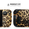 Vibrant Leopard Print V23 // Full Body Skin Decal Wrap Kit for the Steam Deck handheld gaming computer