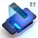 Vivid Agate Vein Slice Blue V1 UV Germicidal Sanitizing Sterilizing Wireless Smart Phone Screen Cleaner + Charging Station