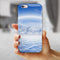 Vivid Blue Reflective Clouds on the Horizon iPhone 6/6s or 6/6s Plus 2-Piece Hybrid INK-Fuzed Case