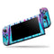 Vivid Blue Washed Tie Dye V1 // Skin Decal Wrap Kit for Nintendo Switch Console & Dock, Joy-Cons, Pro Controller, Lite, 3DS XL, 2DS XL, DSi, or Wii