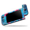 Vivid Blue and Pink Sharp Shapes // Skin Decal Wrap Kit for Nintendo Switch Console & Dock, Joy-Cons, Pro Controller, Lite, 3DS XL, 2DS XL, DSi, or Wii